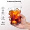 100-pack of 16 oz clear plastic cups with lids and straws. Sturdy, food-safe, and perfect for iced coffee, smoothies, or any cold beverages. Disposable and convenient.
